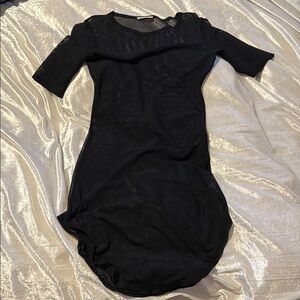 Elegant Black Sheath Dress